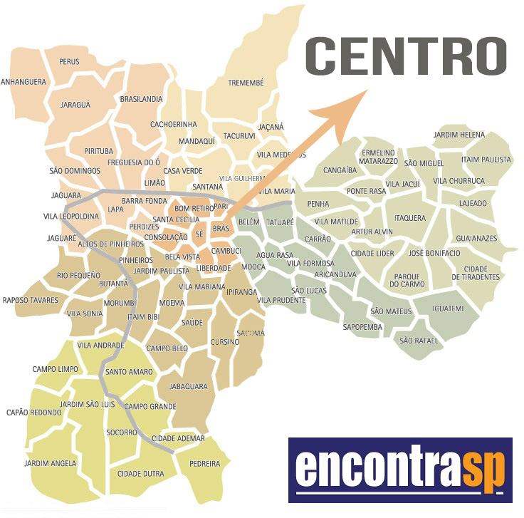 Mapa do Centro de SP, São Paulo Encontra São Paulo Mapa do Centro de SP, São Paulo Encontra São Paulo